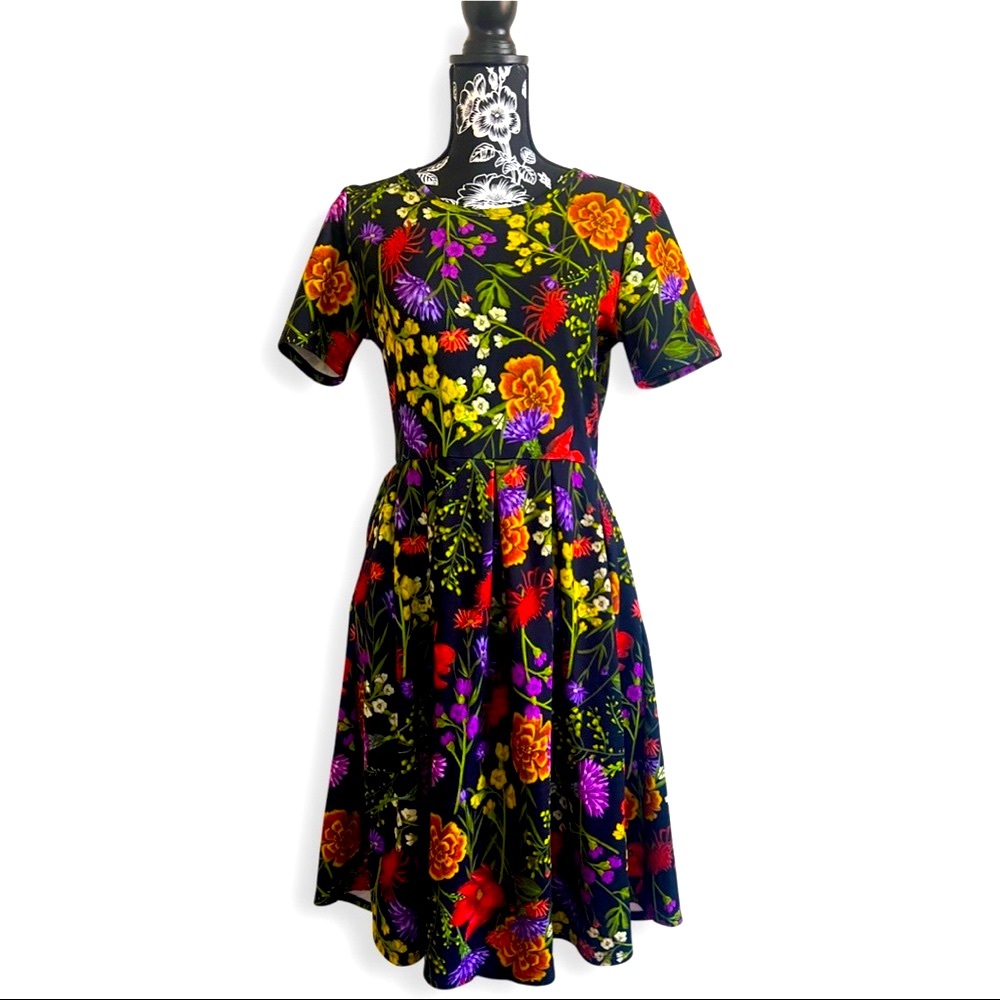 Lularoe Floral Dress with Pockets